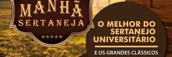 manhã sertaneja aos domingos das 8hs as 12hs